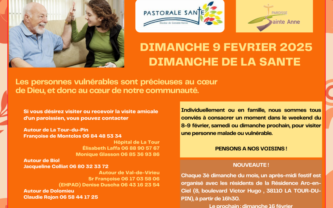 DIMANCHE DE LA SANTE