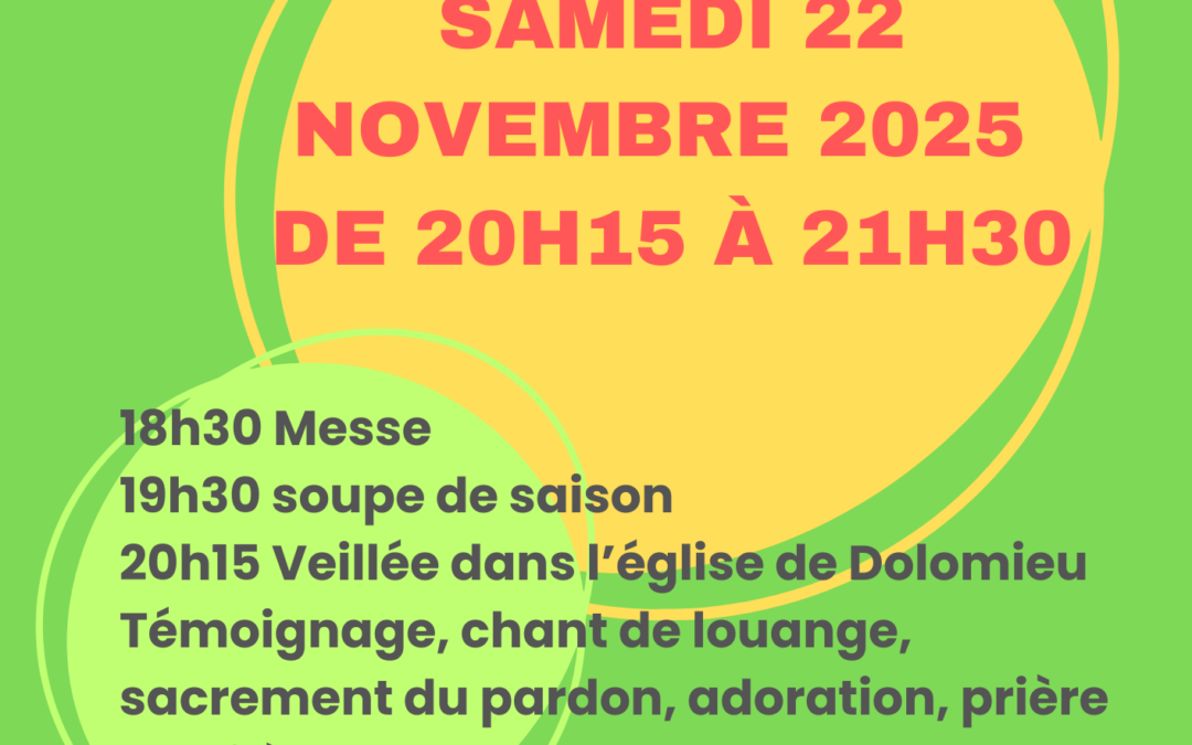 Soirée Louange Jubilé flyer