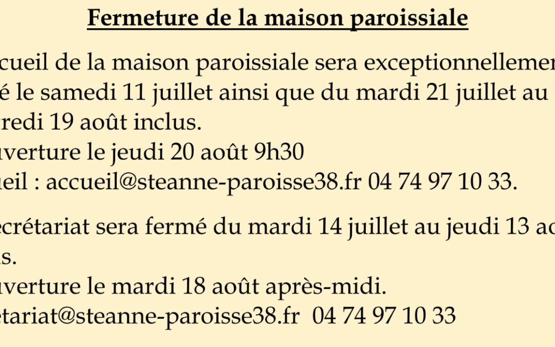 fermeture